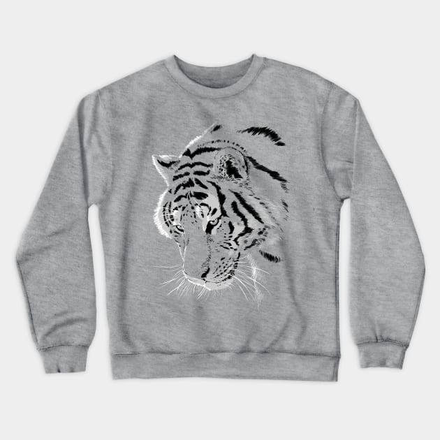 Tiger Crewneck Sweatshirt by albertocubatas